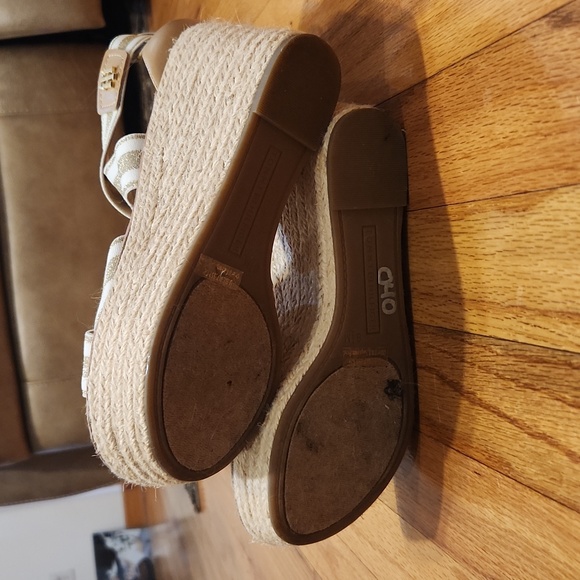 Tommy Hilfiger bamboo strappy Wedges - Picture 5 of 5